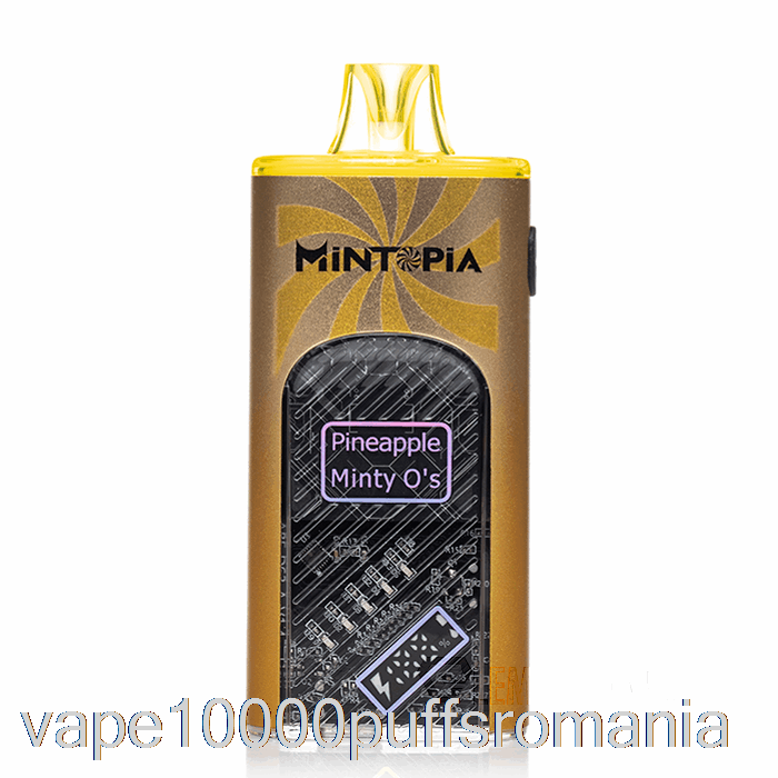 Vape Romania Mintopia Turbo 9000 De Unica Folosinta Ananas Minty O's